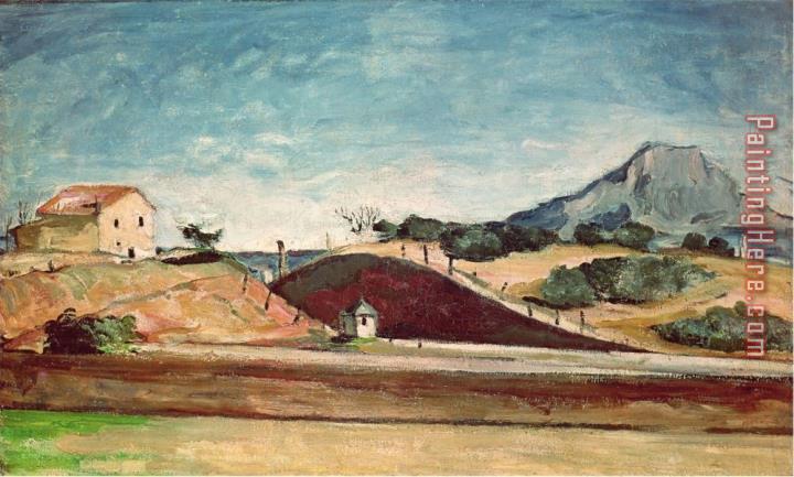 Paul Cezanne The Railway Cutting C 1870